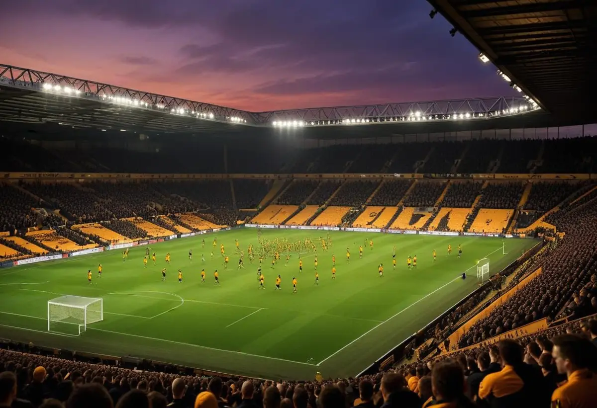Här är poängen i Wolverhampton illustration