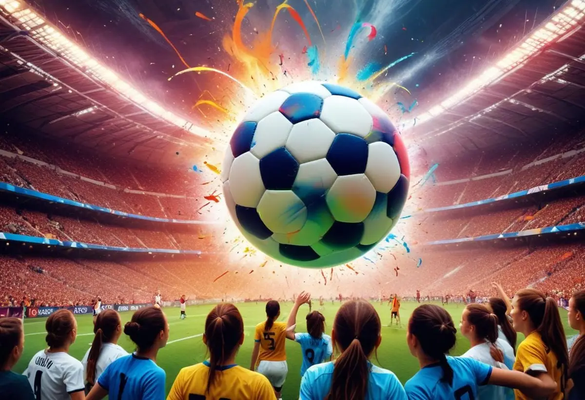 Spanien damlandslag i fotboll illustration